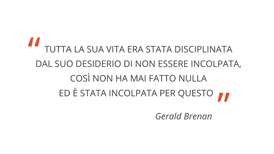 Aveva passato la vita a cercare di non essere giudicata e non aveva fatto niente e per questo era stata punita